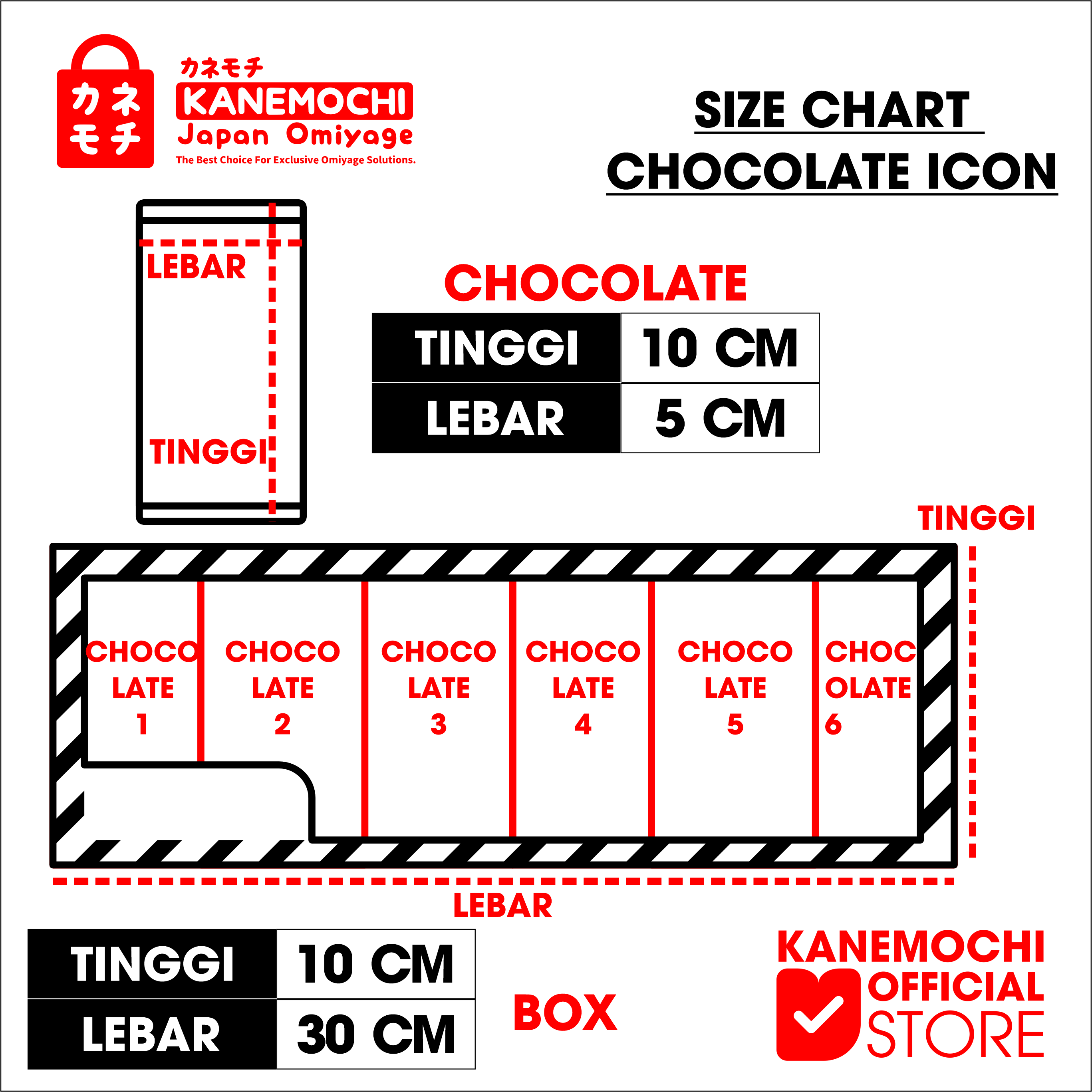 KANEMOCHI COKELAT ICON JAPAN MIX RASA 6 IN 1 SNACK... - Gambar 2
