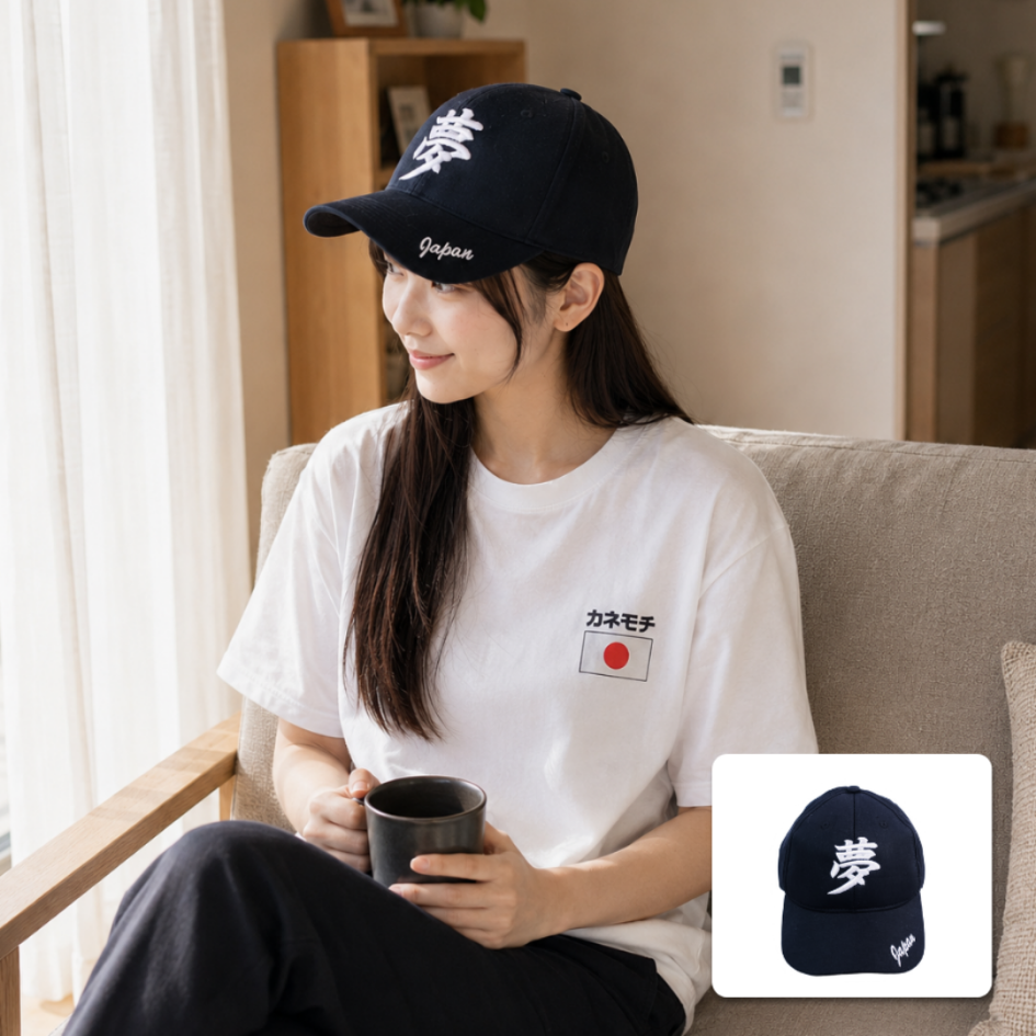Japanese Streetwear Lifestyle Cap Black Edition |... - Gambar 4