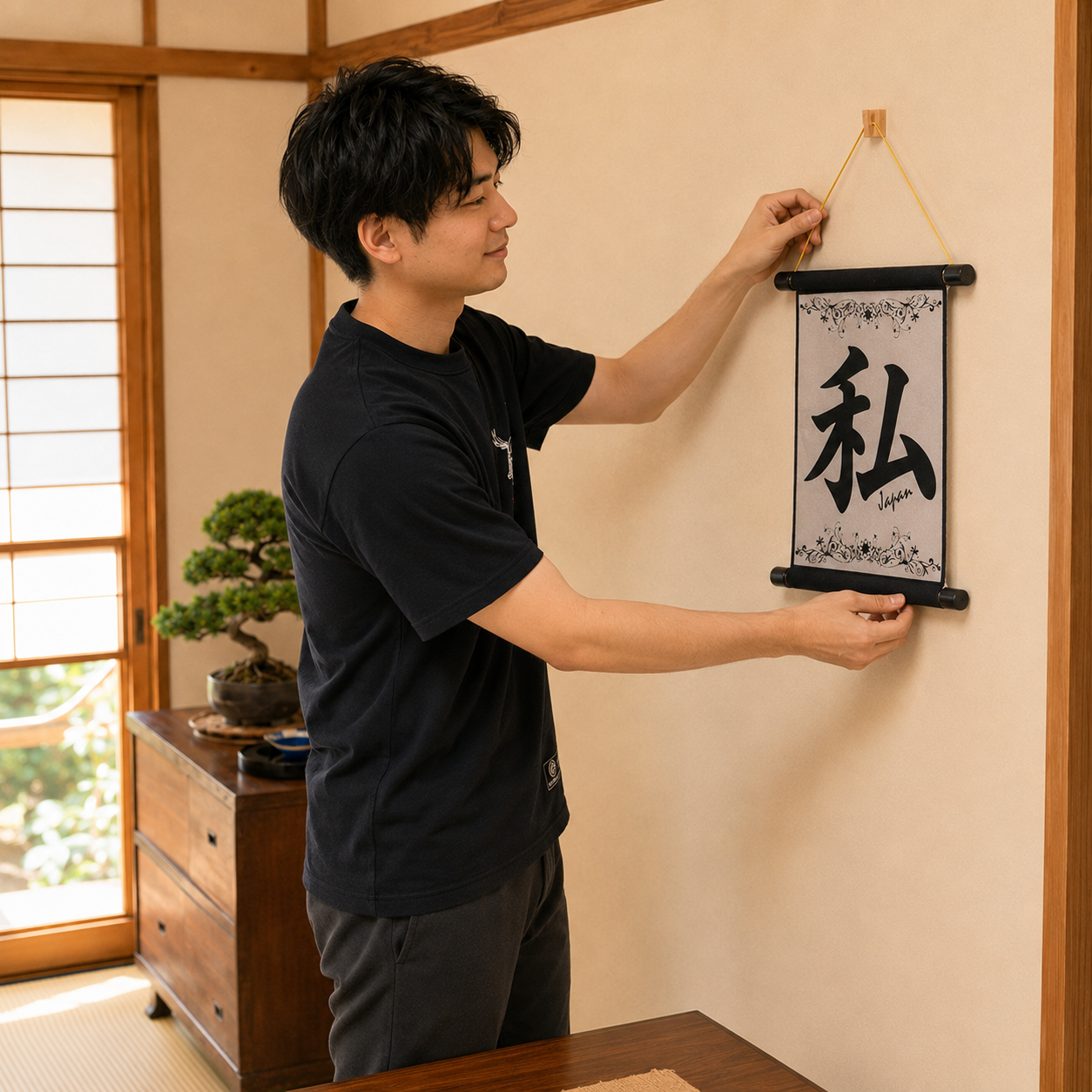 Premium Japanese Wall Art Collection WATASHI GOLD... - Gambar 2