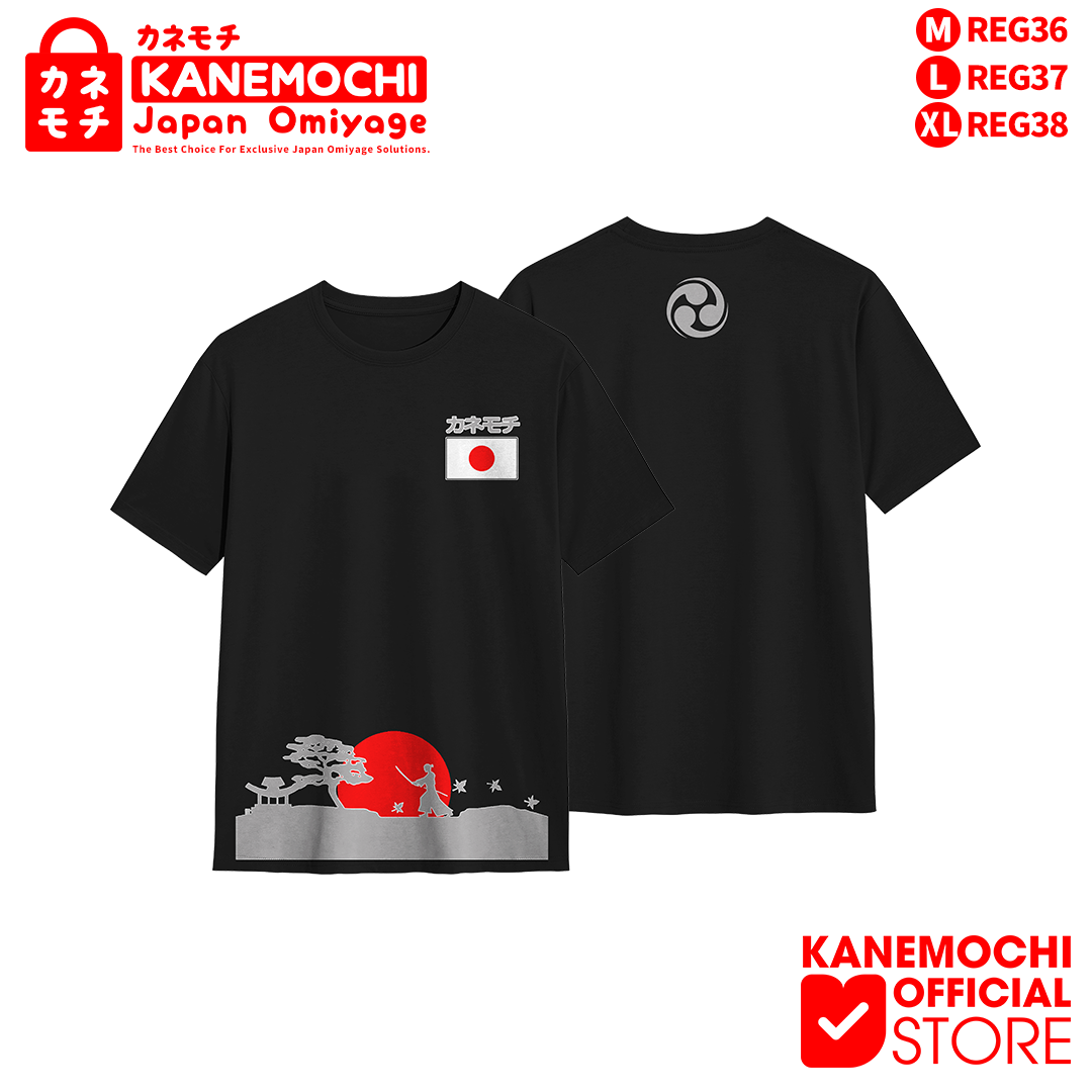 KANEMOCHI T-SHIRT - KANEMOCHI KAOS HITAM UNISEX MO...