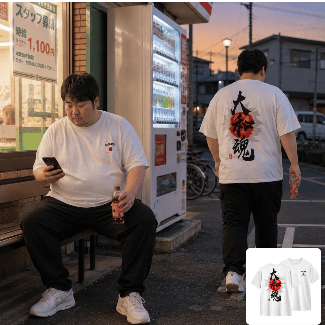 JAPANESE SIGNATURE TEE PEARL EDITION MOTIF YAMATO... - Gambar 2