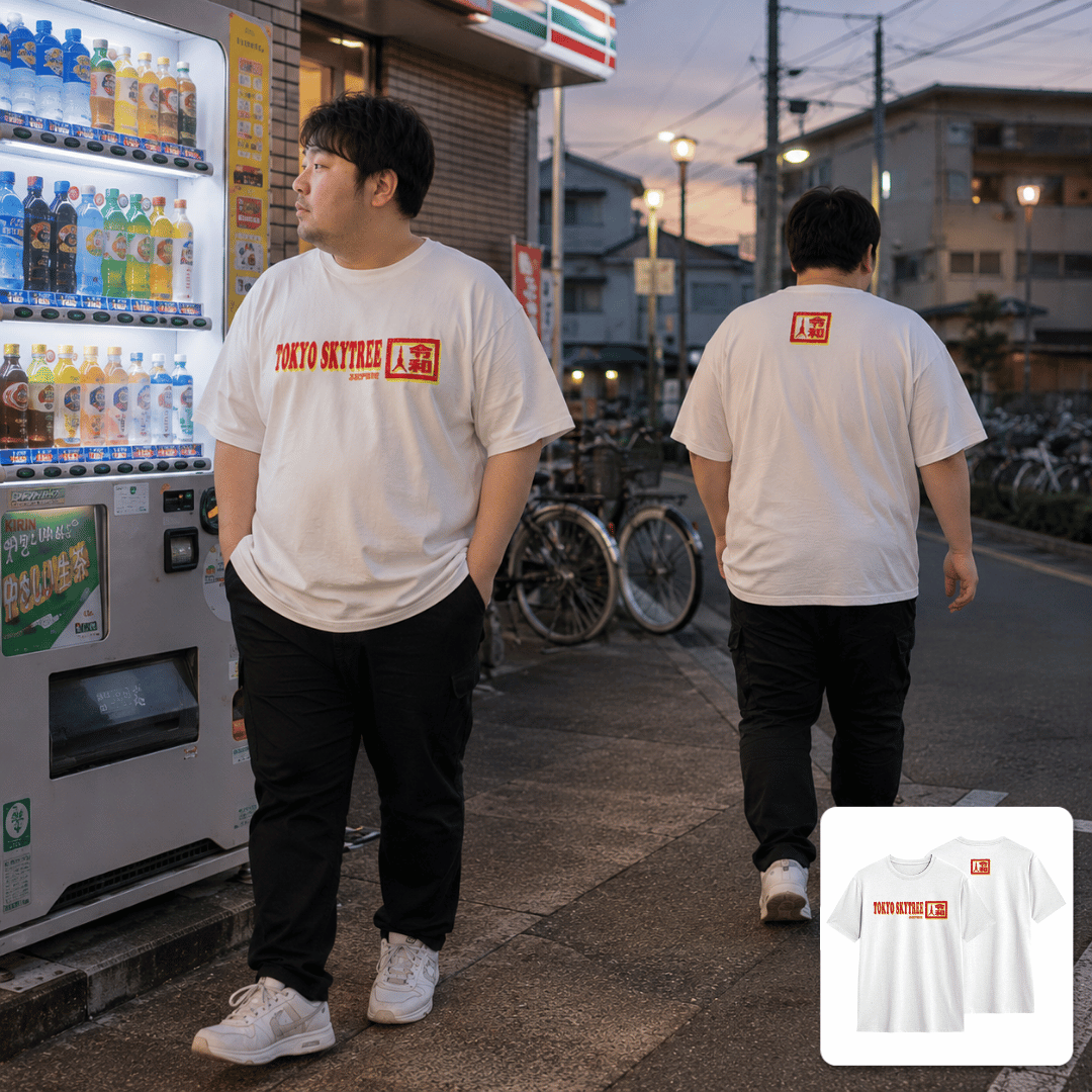 JAPANESSE SIGNATURE TEE PEARL COLLECTION MOTIF TOK... - Gambar 2