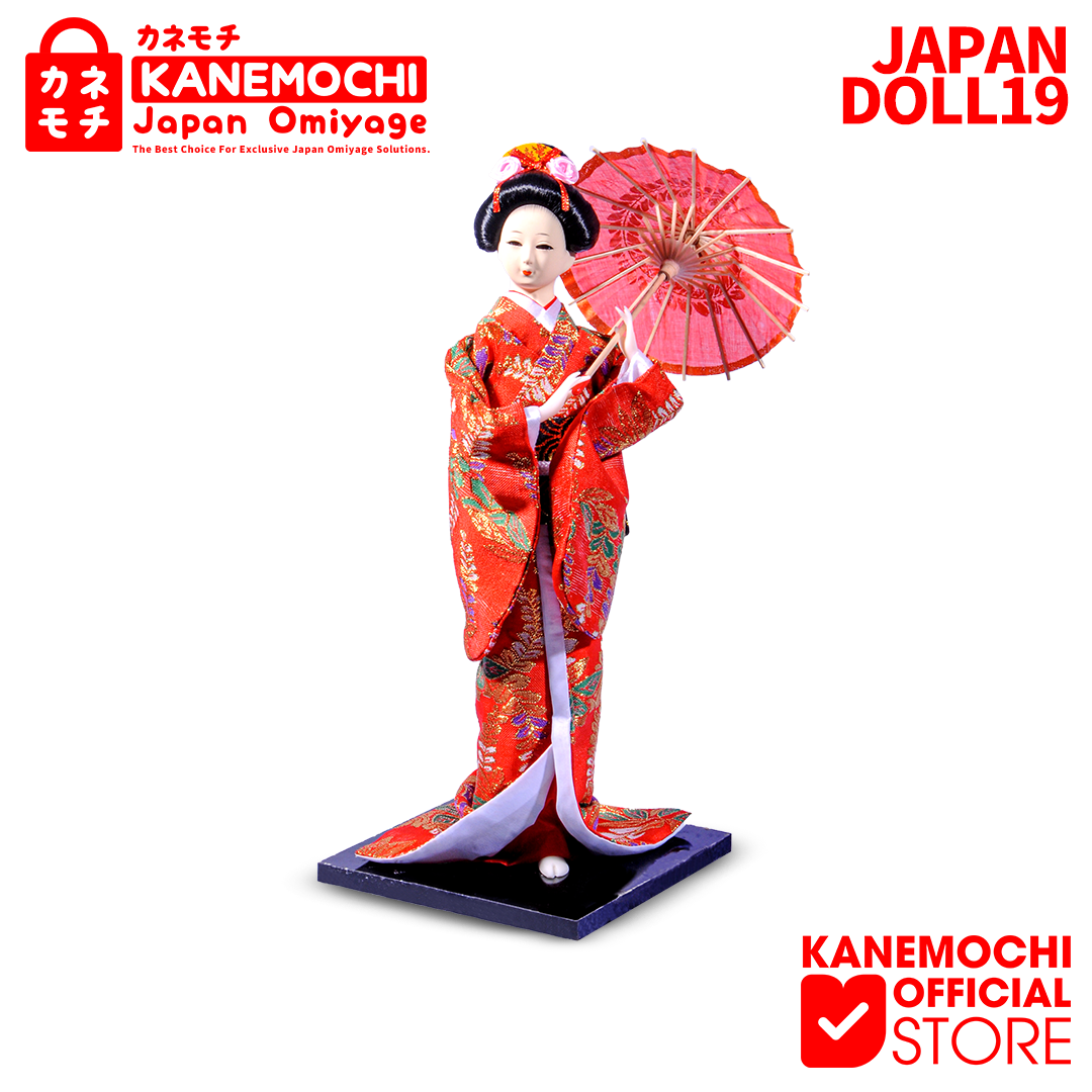 KANEMOCHI JAPAN GEISHA DOLL (38CM) - Souvenir Jepa... - Gambar 7