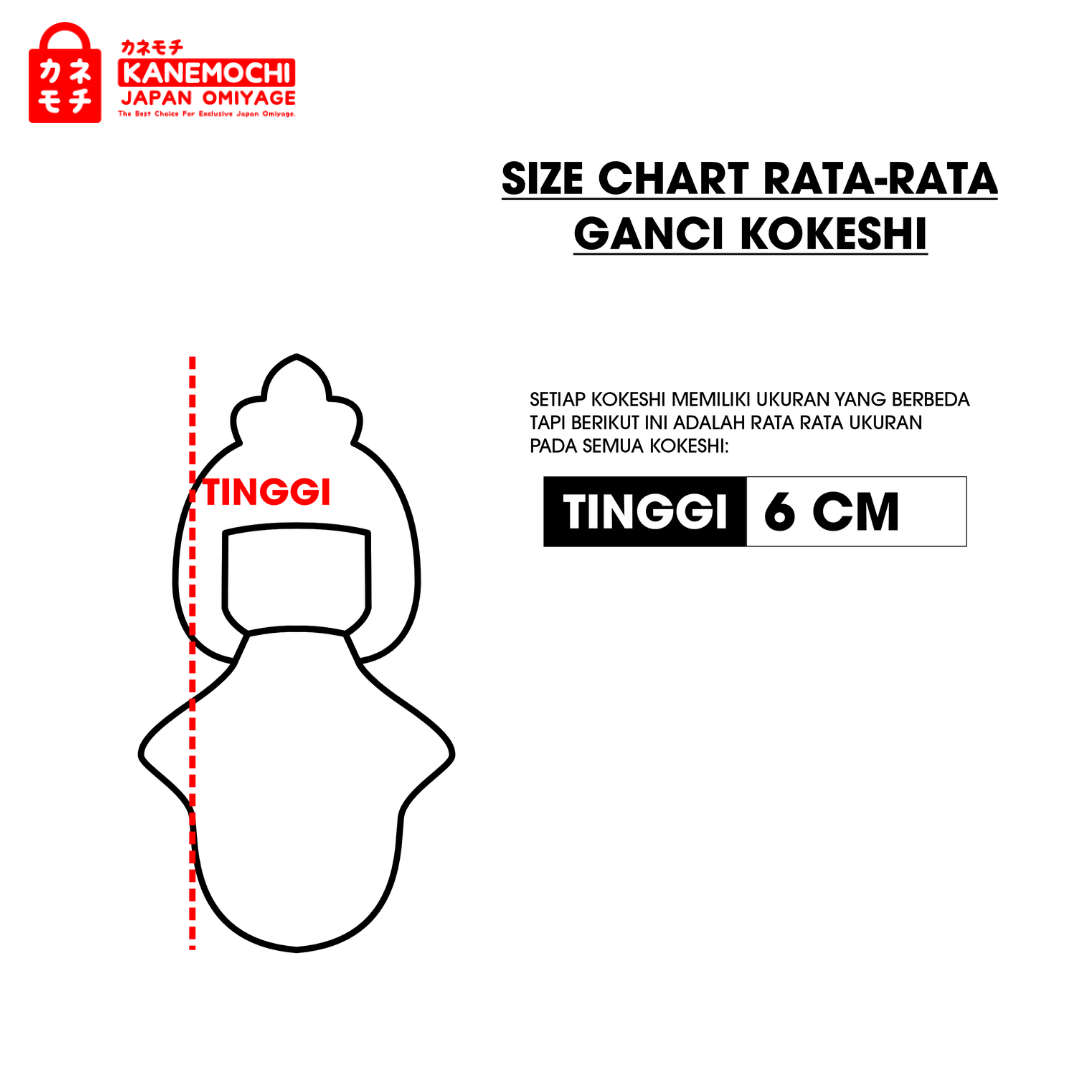 Kokeshi Heritage Charm | Gantungan Kunci Geisha Je... - Gambar 7