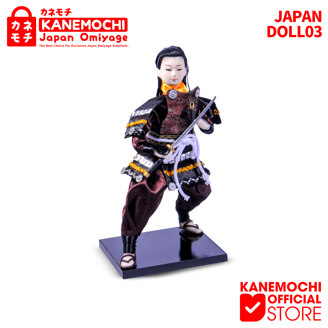 KANEMOCHI JAPAN KENSHIN SAMURAI DOLL (30CM) - Souv... - Gambar 4