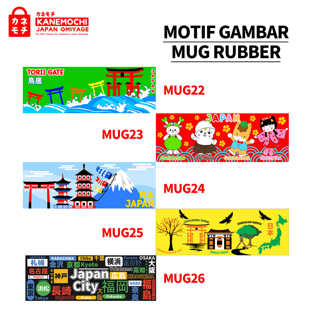 Tokyo Daily Mug | Mug Rubber Timbul Jepang | Gelas... - Gambar 6