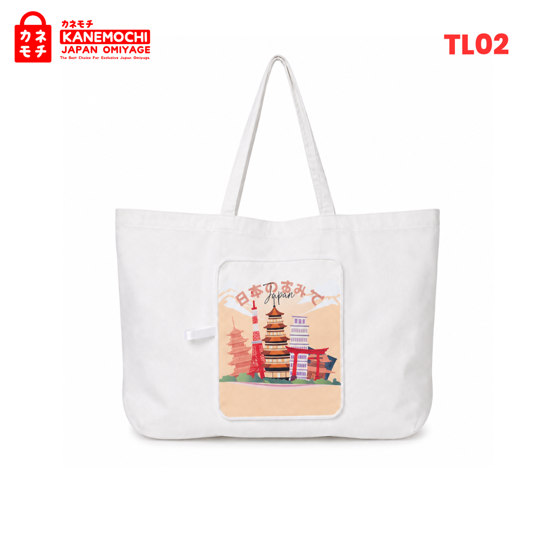 Japanese Smart Fold Bag | Tas Belanja Lipat Motif... - Gambar 29