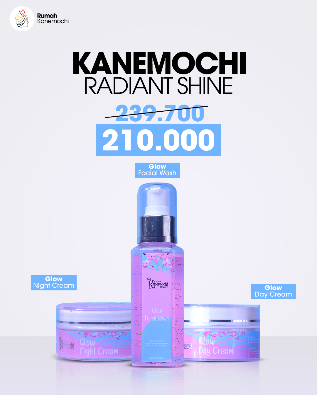 KANEMOCHI CARE PINK MAGIC GLOW SOAP - RADIANT SHIN...