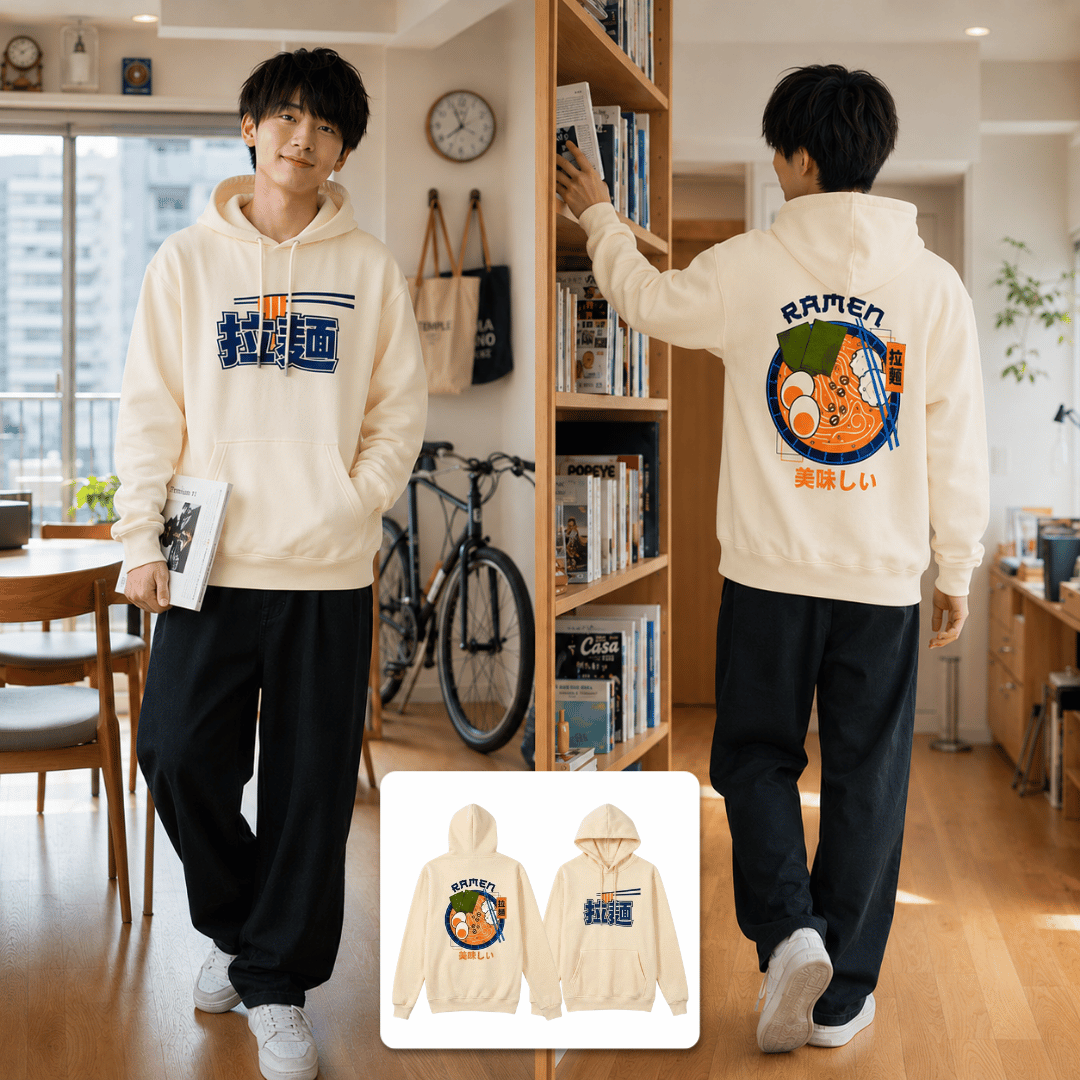 Japanese Oversized Street Hoodie | JAPAN ALLSIZE &... - Gambar 4