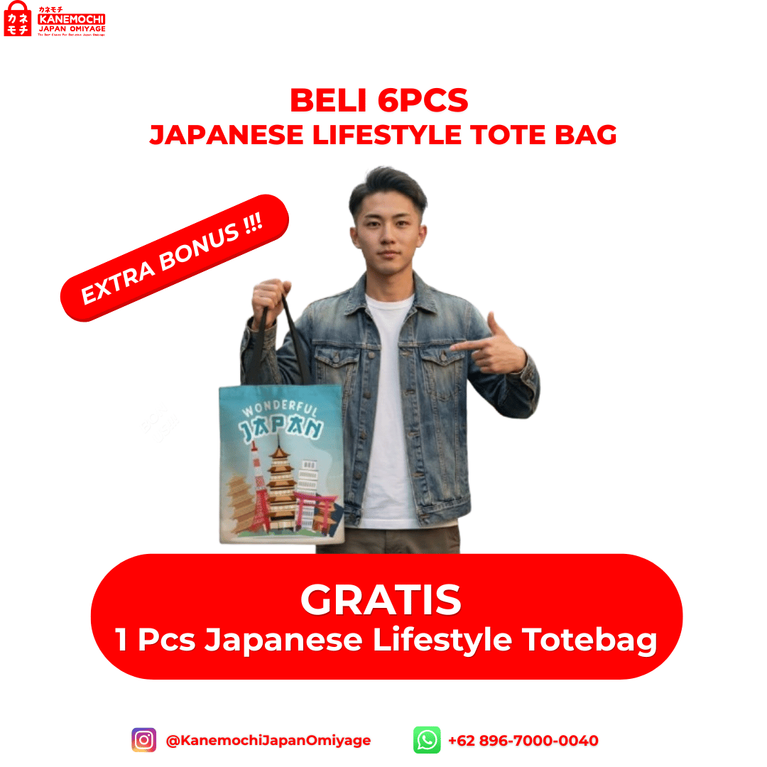 Japanese Lifestyle Tote Bag | Tas Jinjing Motif Je... - Gambar 17