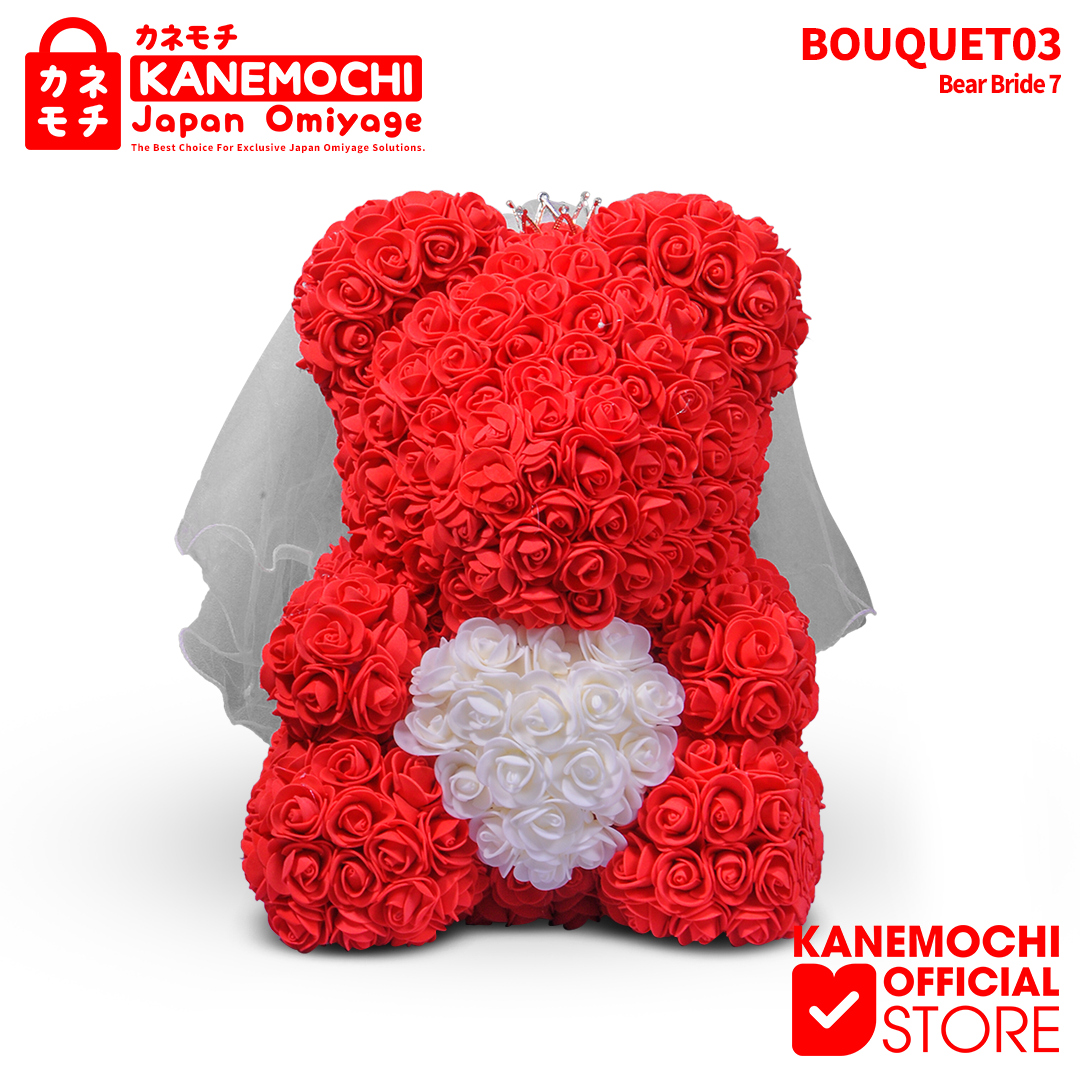 KANEMOCHI TEDDY BEAR ROSE BOUQUET - KANEMOCHI TEDD... - Gambar 7