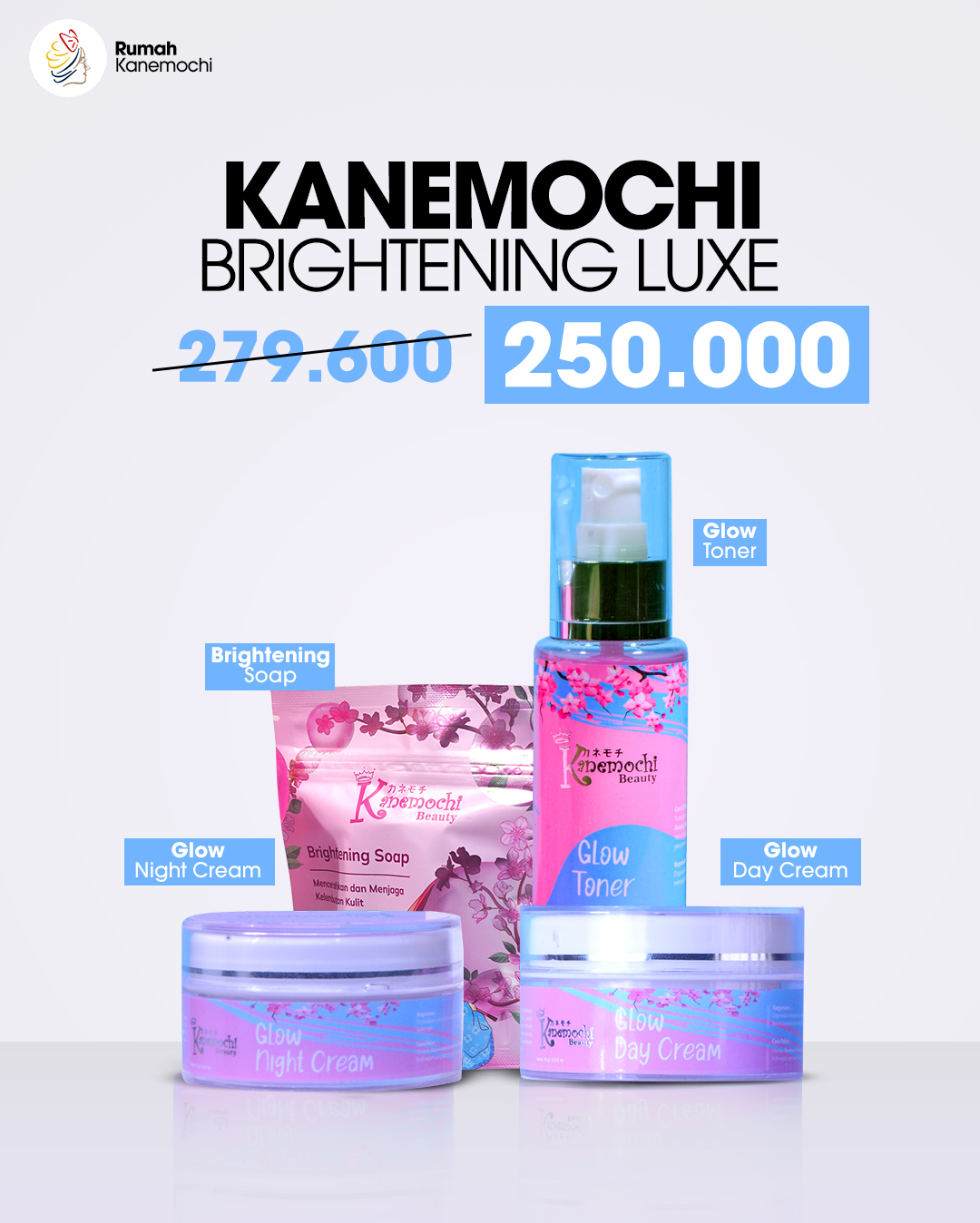 KANEMOCHI CARE PINK MAGIC GLOW SOAP - BRIGHTENING...