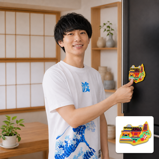 Japanese Premium Embossed Magnet | Magnet Kulkas J... - Gambar 4