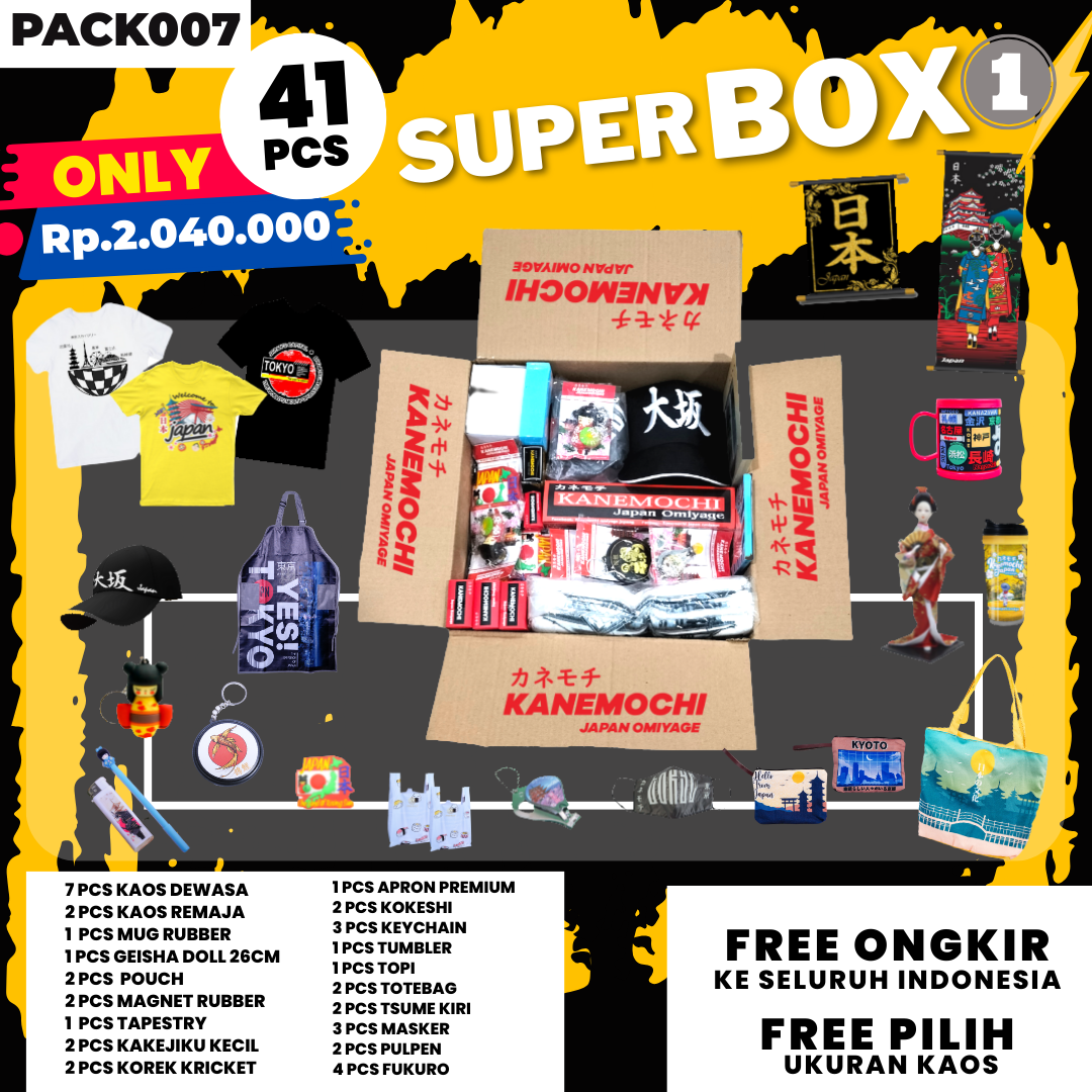 PROMO SUPER BOX 1  -  40 PCS  -  KANEMOCHI JAPAN O...