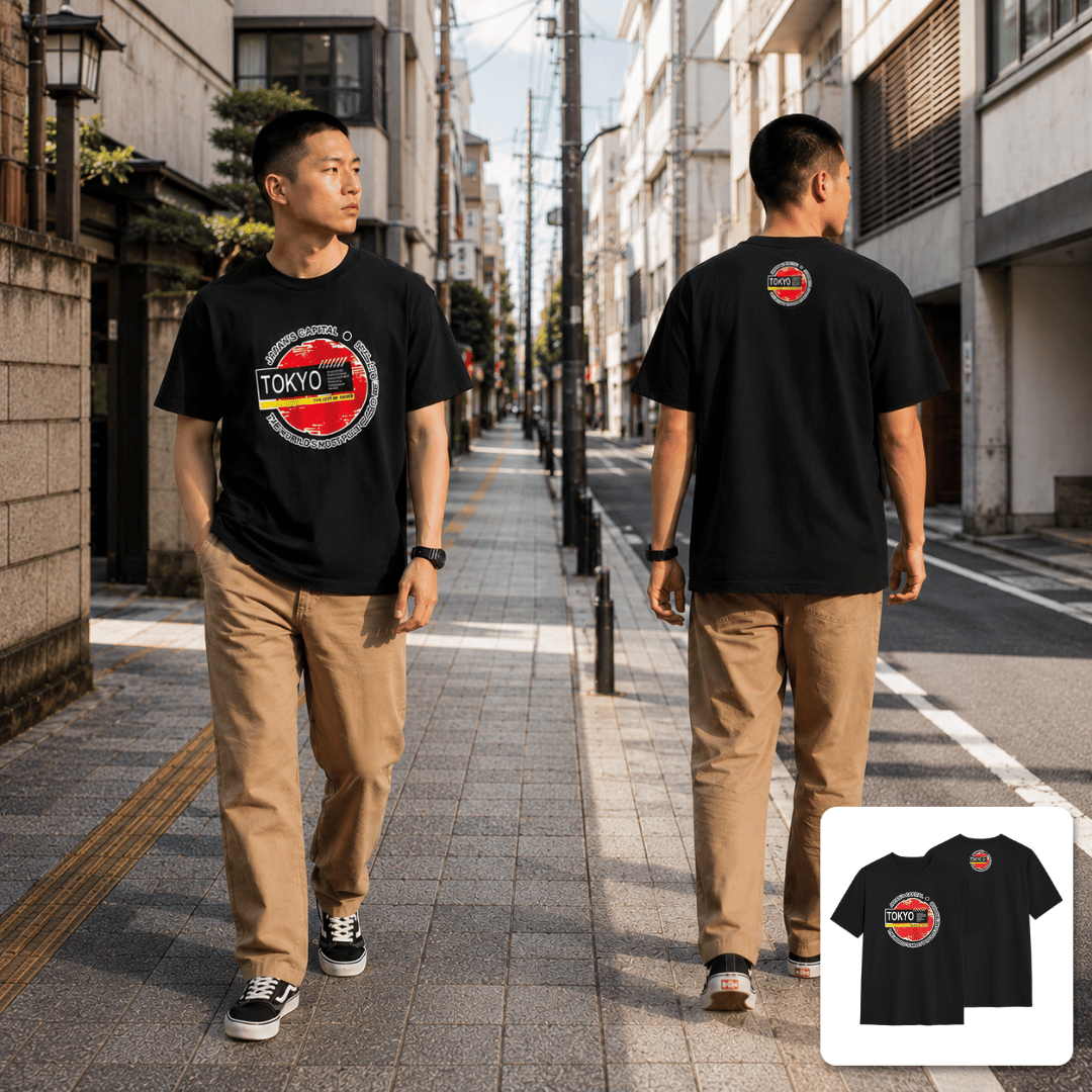 Japanese Signature Tee Onyx Edition Nyaman Unik At... - Gambar 2