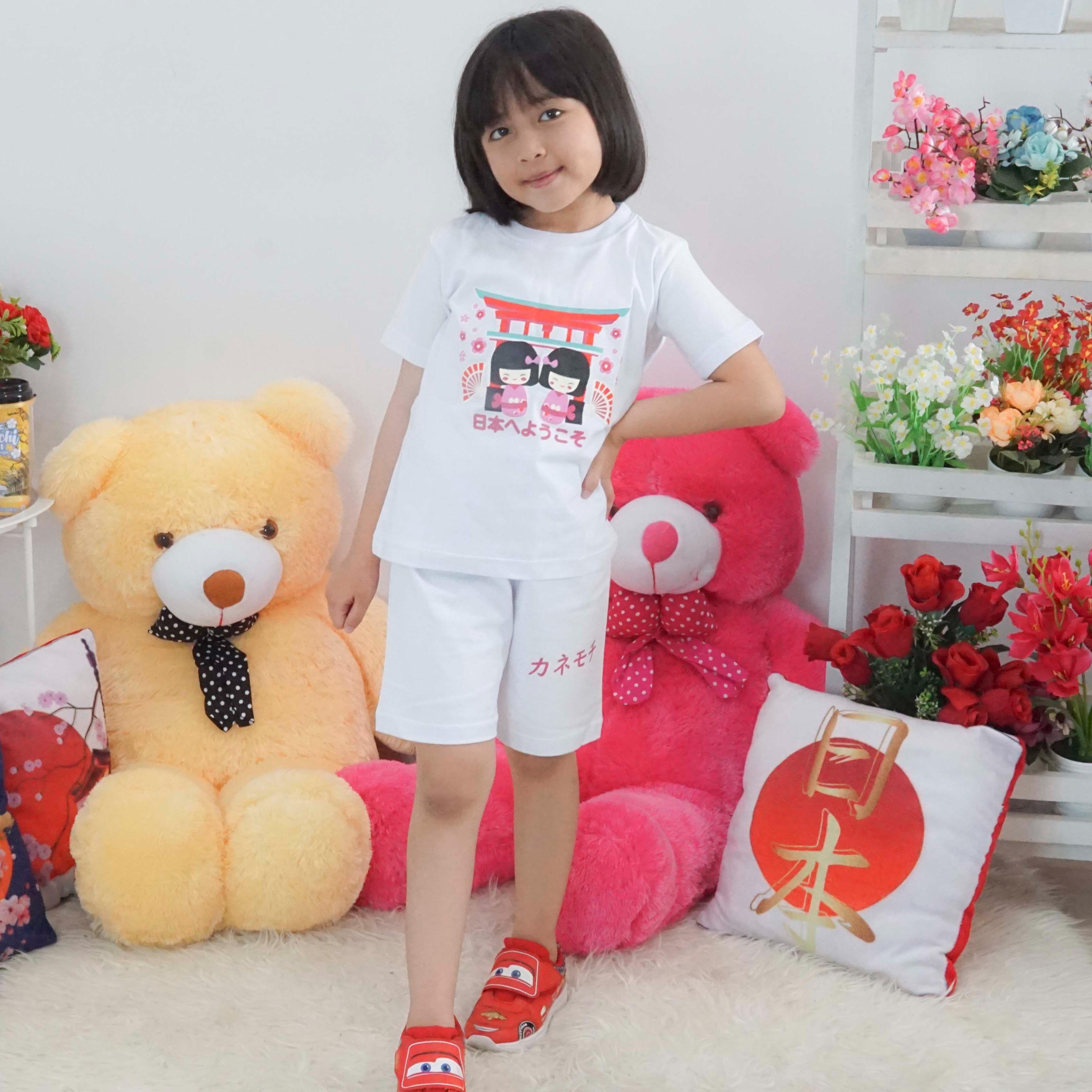 KANEMOCHI T-SHIRT - KANEMOCHI KAOS ANAK MOTIF JEPA...