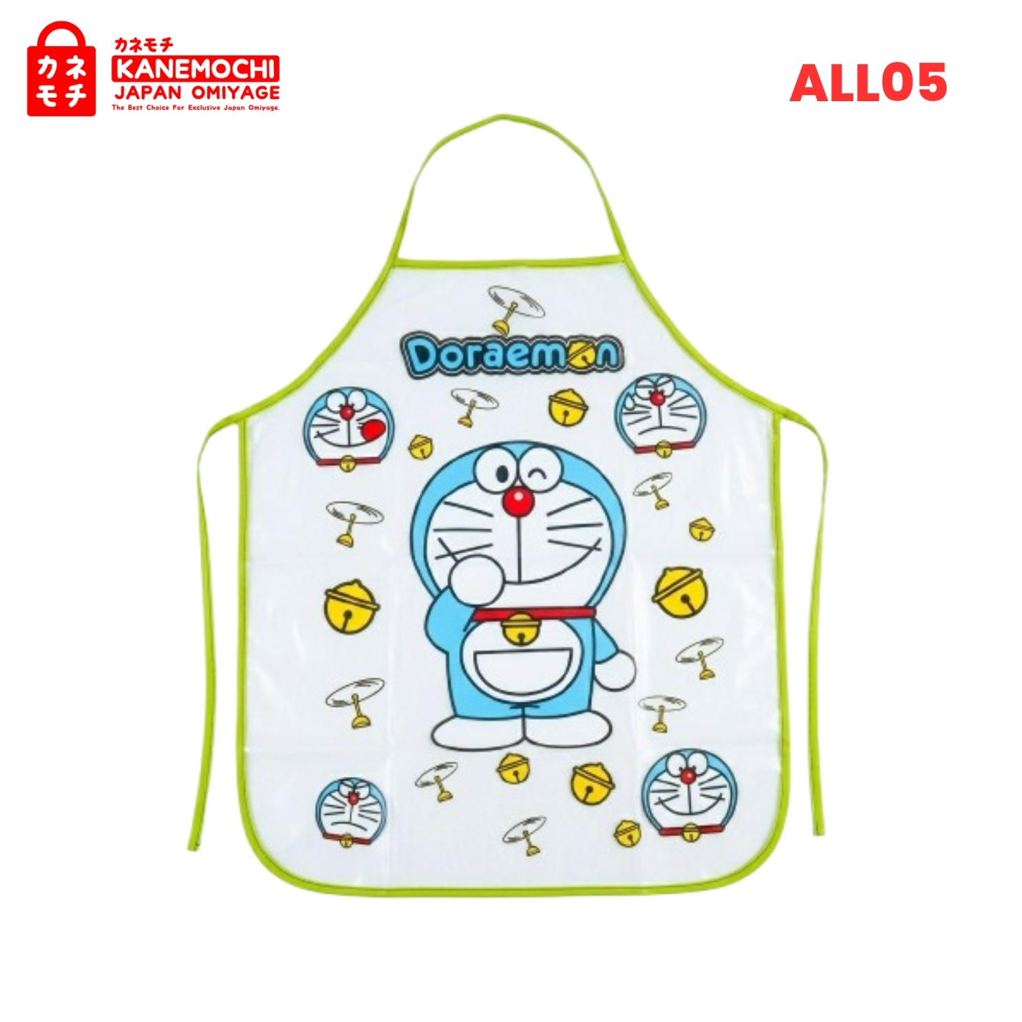 Japanese Kawaii Kids Apron Doraemon - Kanemochi Ce... - Gambar 4