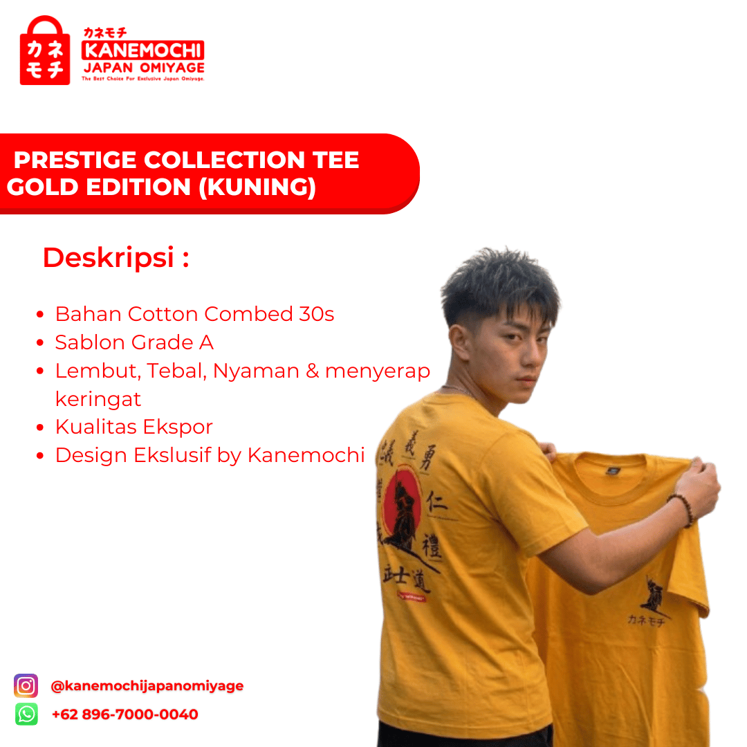 PRESTIGE COLLECTION TEE GOLD EDITION (YELLOW) -KAO... - Gambar 4