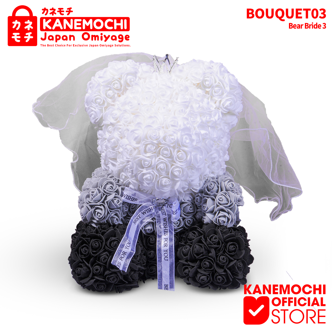 KANEMOCHI TEDDY BEAR ROSE BOUQUET - KANEMOCHI TEDD... - Gambar 3