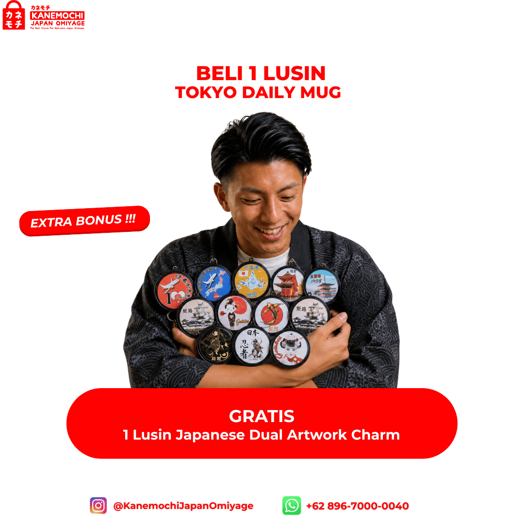 Tokyo Daily Mug | Mug Rubber Timbul Jepang | Gelas... - Gambar 10