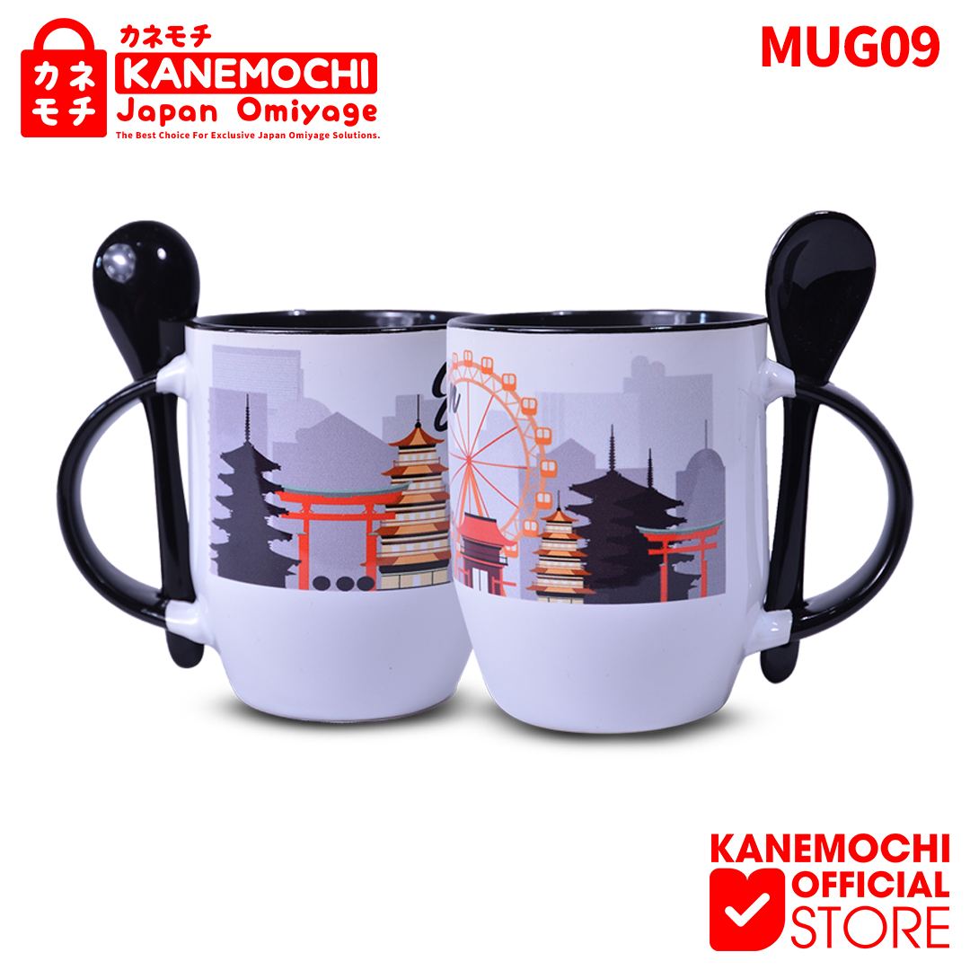 KANEMOCHI MUG KERAMIK + SENDOK (SET)- SOUVENIR PRE... - Gambar 4