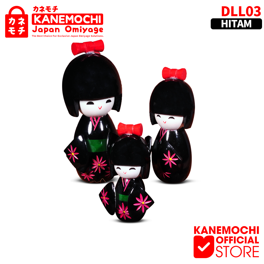 KANEMOCHI GEISHA SET KAYU - MINIATUR DEKORASI TRAD...