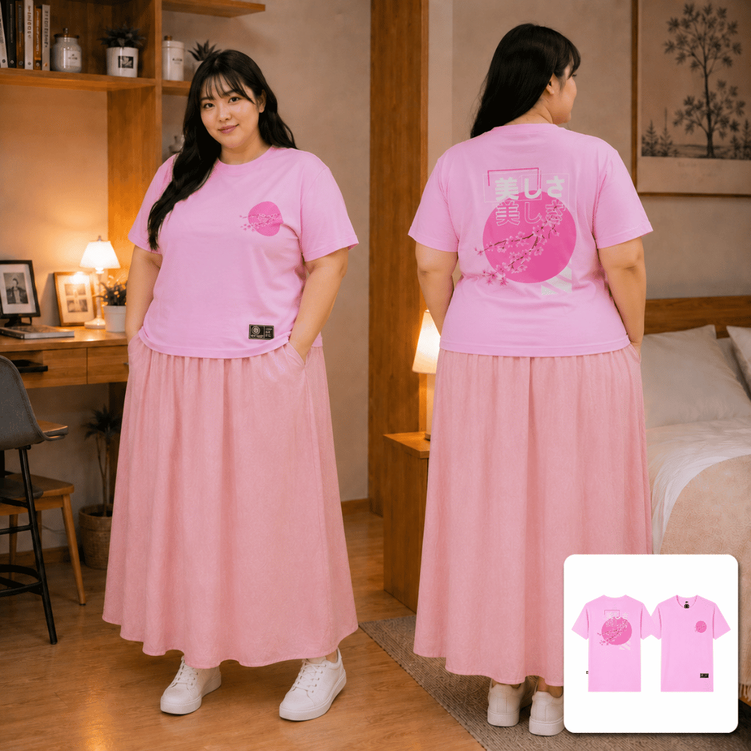 MASTERPIECE COLLECTION TEE UTSUKUSHI SAKURA JAPAN... - Gambar 2