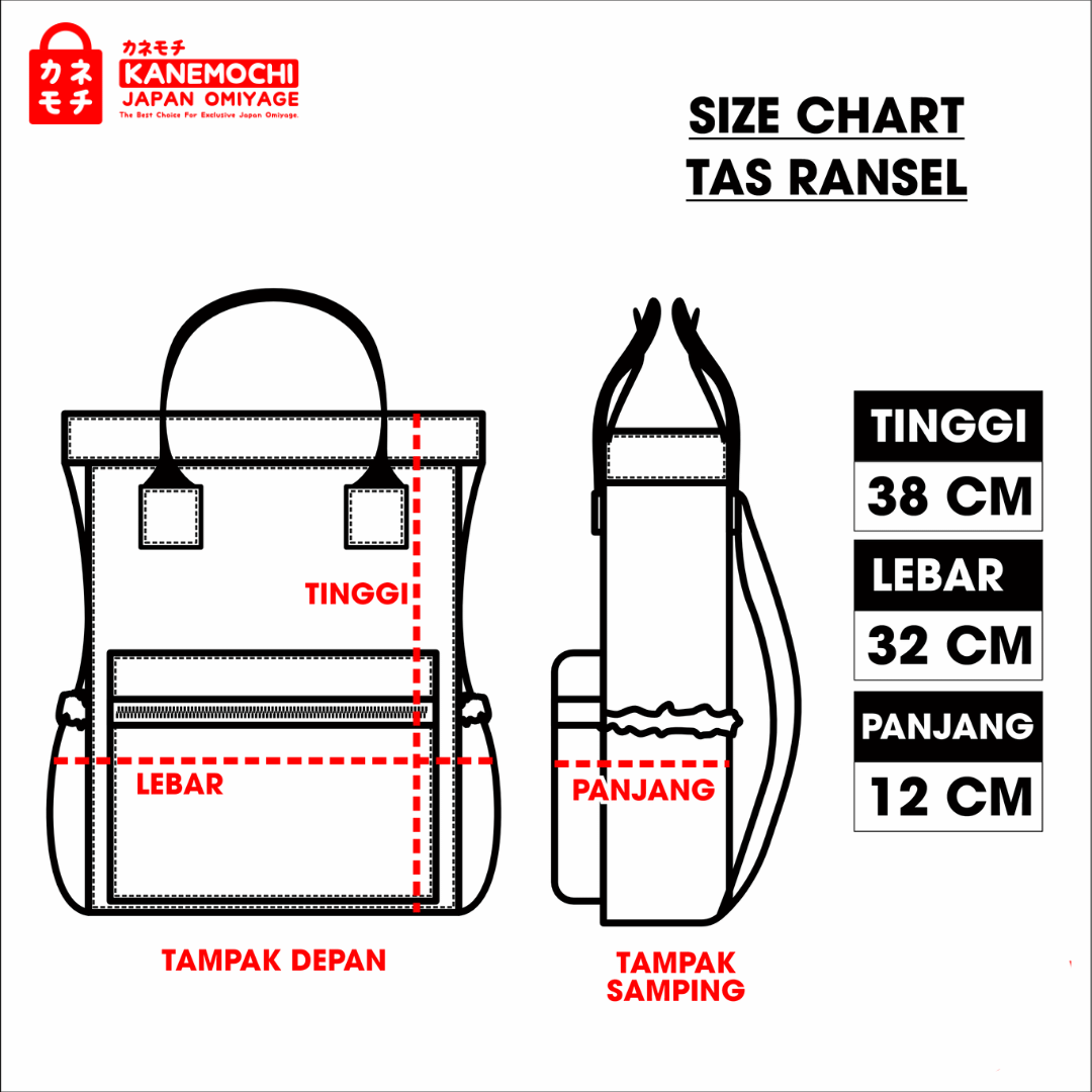 Premium Japanese Kawaii Backpack Set | Tas Sekolah... - Gambar 10