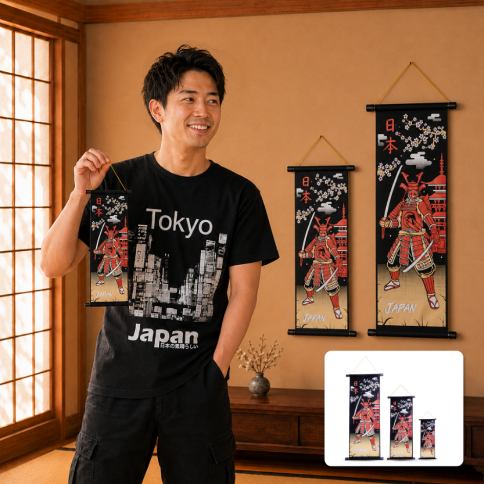 Kakejiku Colorful Signature RED SAMURAI JAPAN - HI...