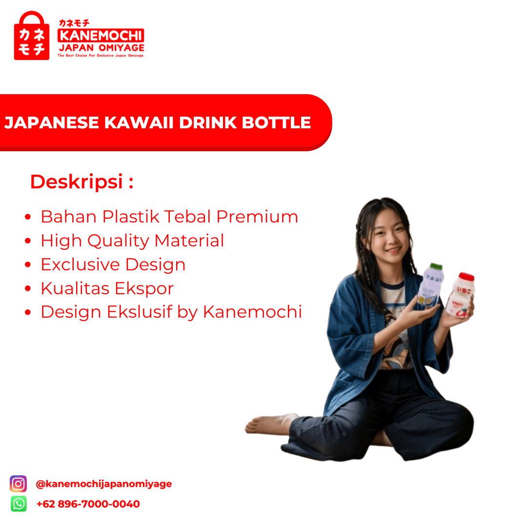 Japanese Kawaii Drink Bottle - BOTOL MINUM YAKULT... - Gambar 11