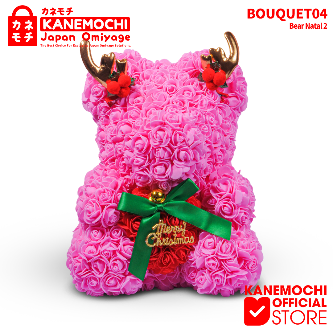 KANEMOCHI TEDDY BEAR ROSE BOUQUET - KANEMOCHI TEDD... - Gambar 4