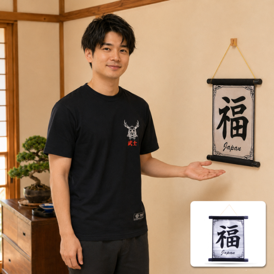 Premium Japanese Wall Art Collection FUKU GOLD & S... - Gambar 2