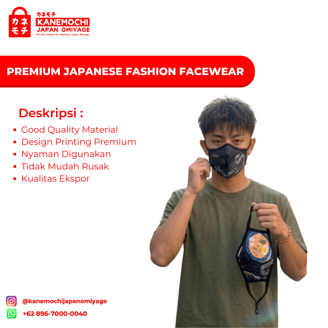 Premium Japanese Fashion Facewear | Masker N95 Mot... - Gambar 20