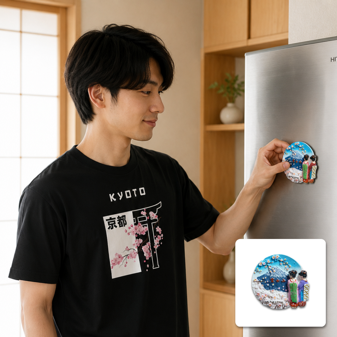 Japanese Miniature Art Magnet | Magnet Kulkas Jepa... - Gambar 2