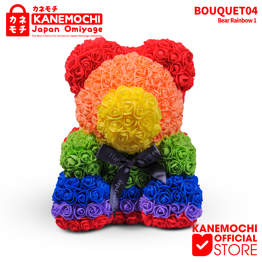KANEMOCHI TEDDY BEAR ROSE BOUQUET - KANEMOCHI TEDD... - Gambar 7