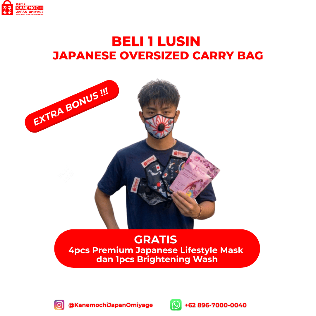 Japanese Smart Fold Bag | Tas Belanja Lipat Motif... - Gambar 36
