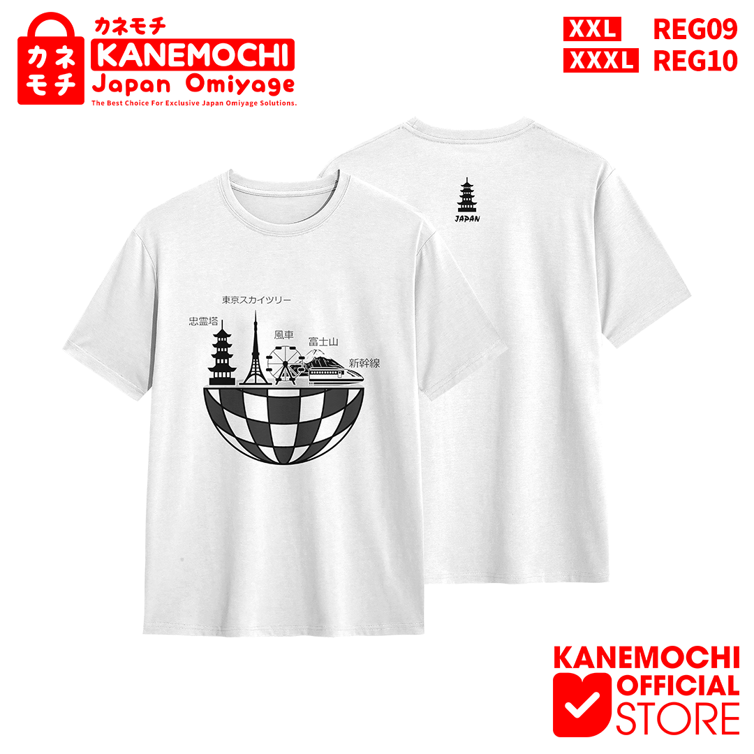 KANEMOCHI T-SHIRT - KANEMOCHI KAOS PUTIH UNISEX MO... - Gambar 2