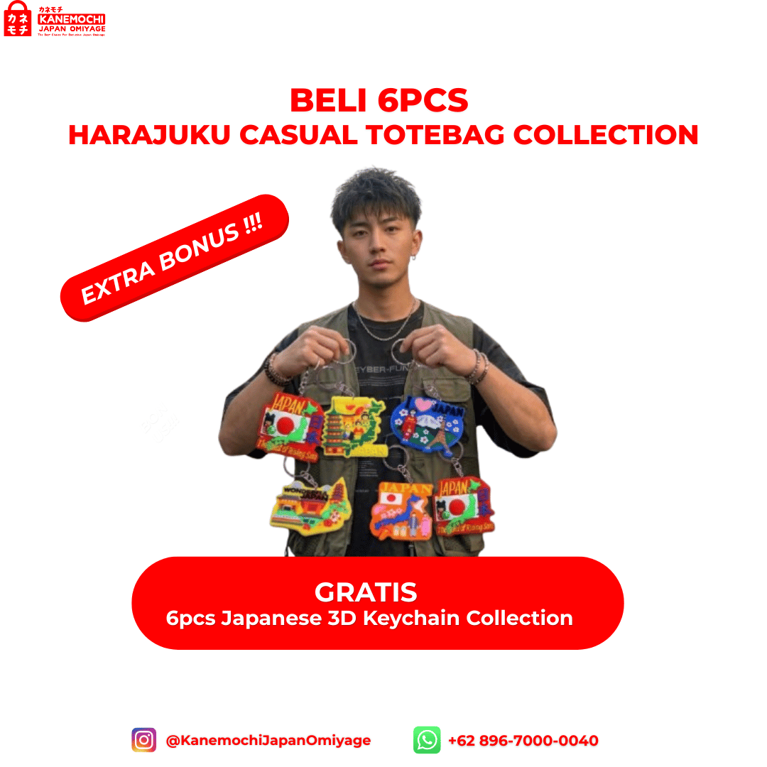 Harajuku Casual Totebag Collection | Tote Bag Kanv... - Gambar 15