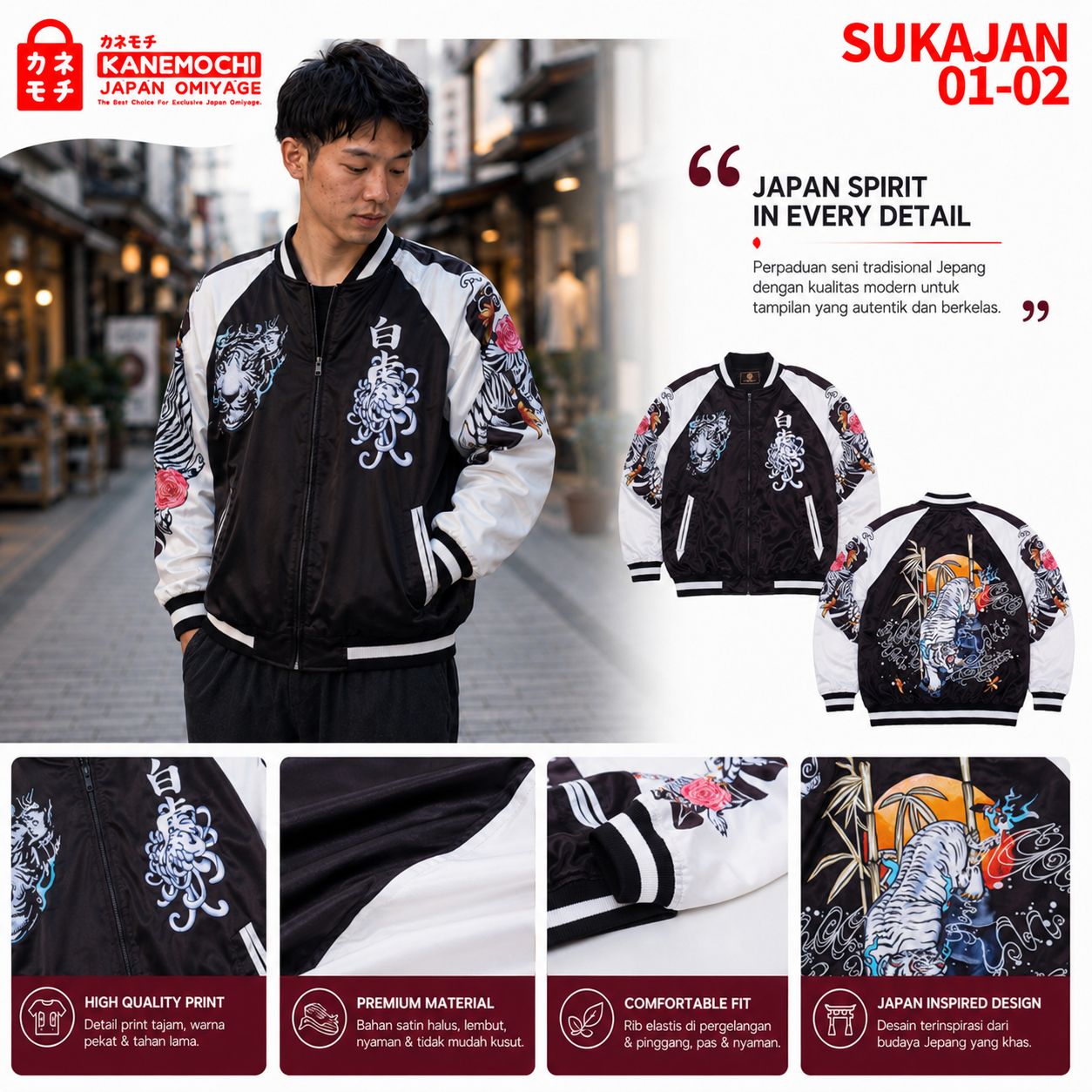 Sukajan Heritage Collection - JAKET BASEBALL - JAK... - Gambar 6
