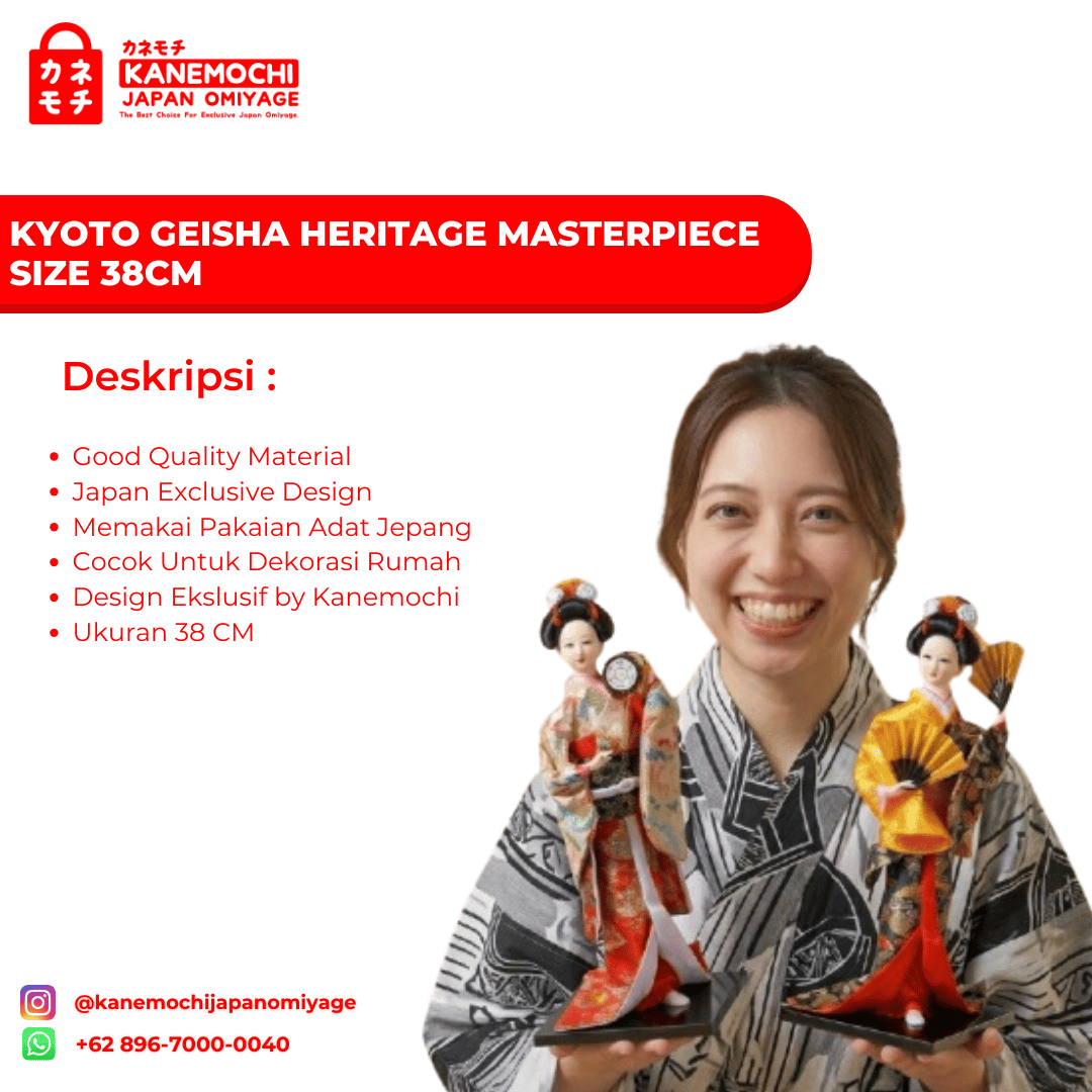 Kyoto Geisha Heritage Masterpiece Size 38 CM | Fig... - Gambar 9