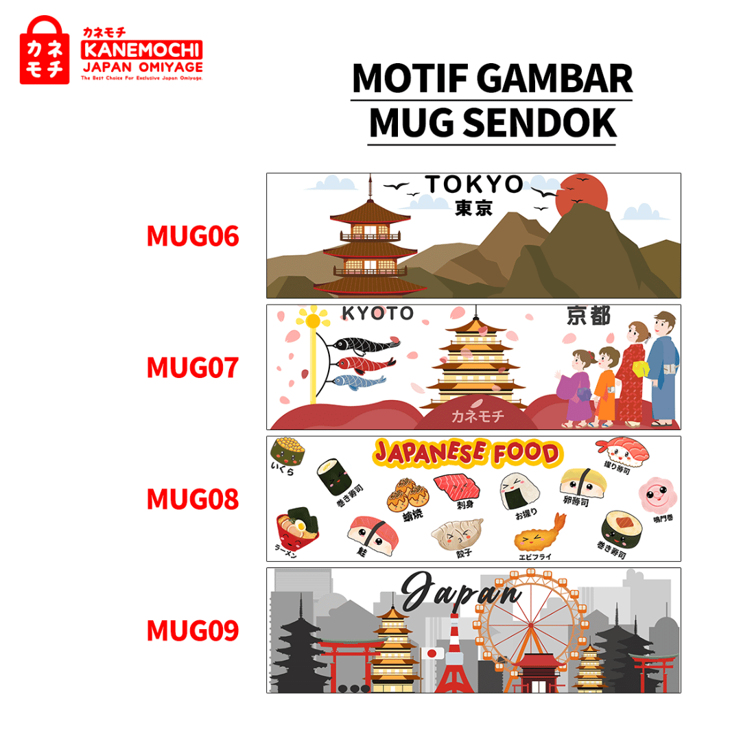Kyoto Tea Ceremony Mug | Mug Keramik Set Sendok |... - Gambar 5