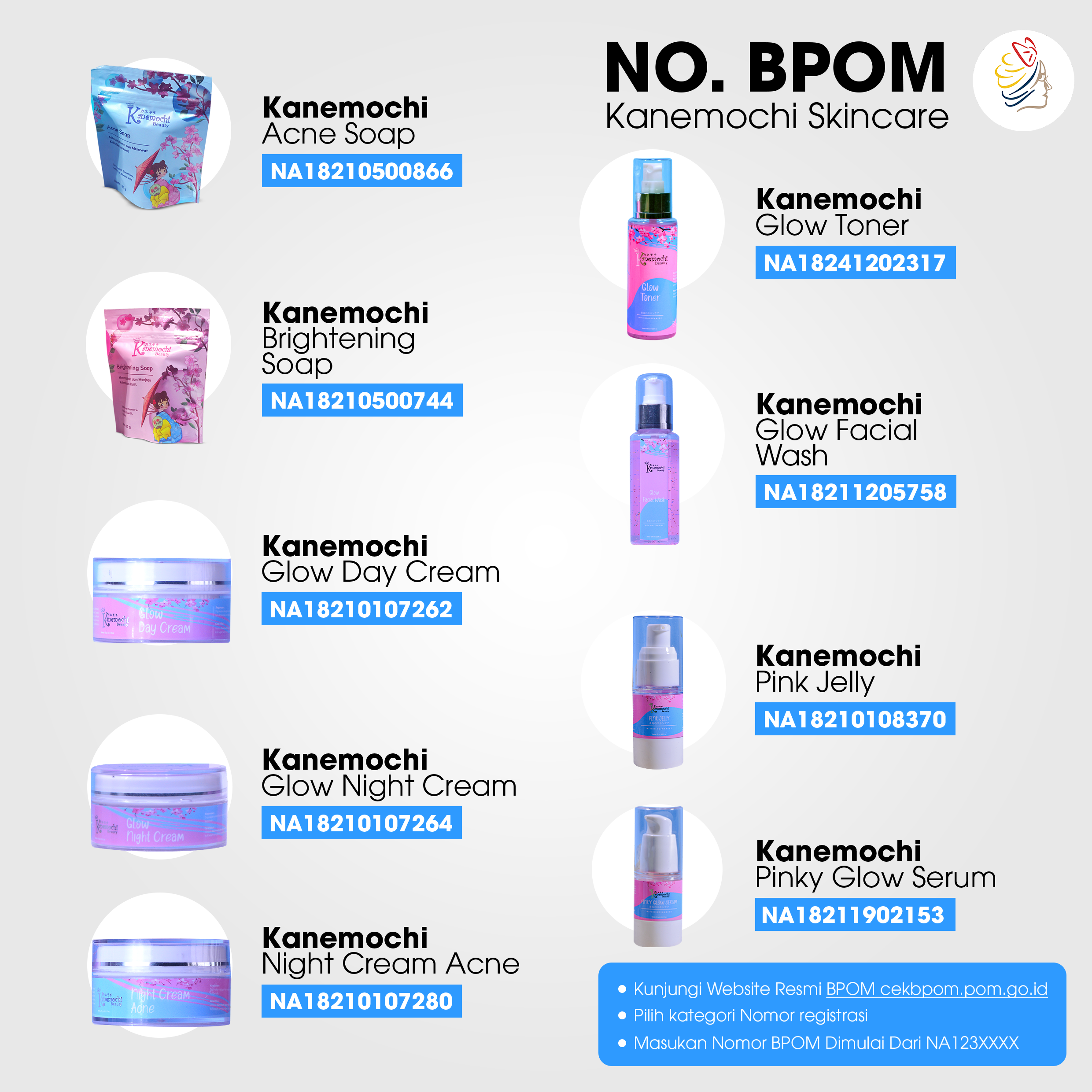 KANEMOCHI CARE GLOW DAY CREAM 15GR - Skincare Waja... - Gambar 3