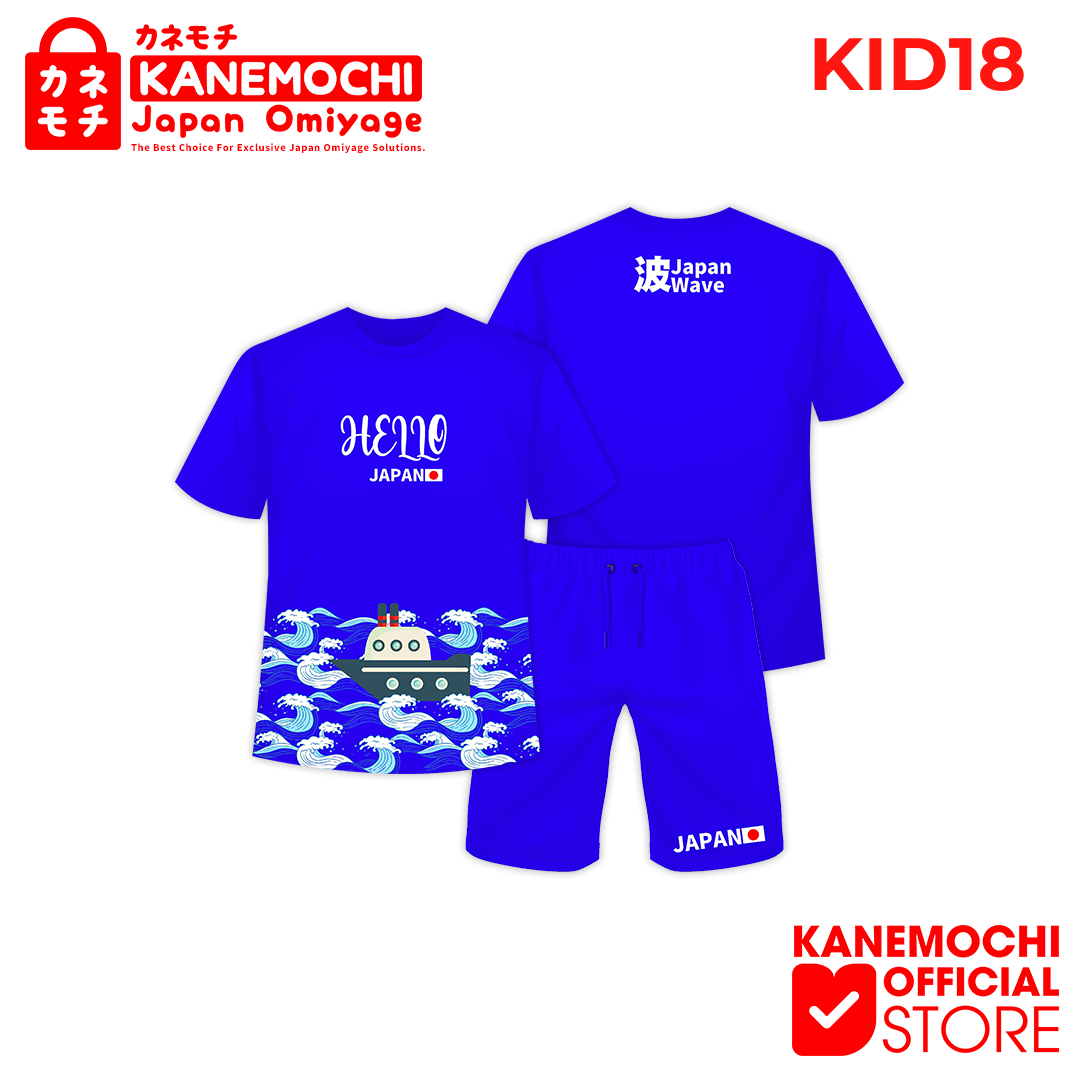 KANEMOCHI KIDS T-SHIRT -KANEMOCHI KAOS ANAK MOTIF...