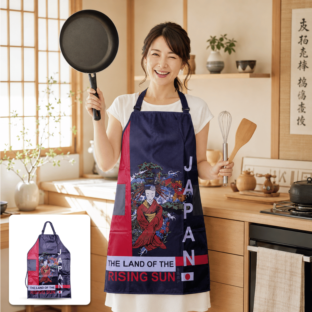 Signature Culinary Apron - Kanemochi Celemek Masak... - Gambar 7