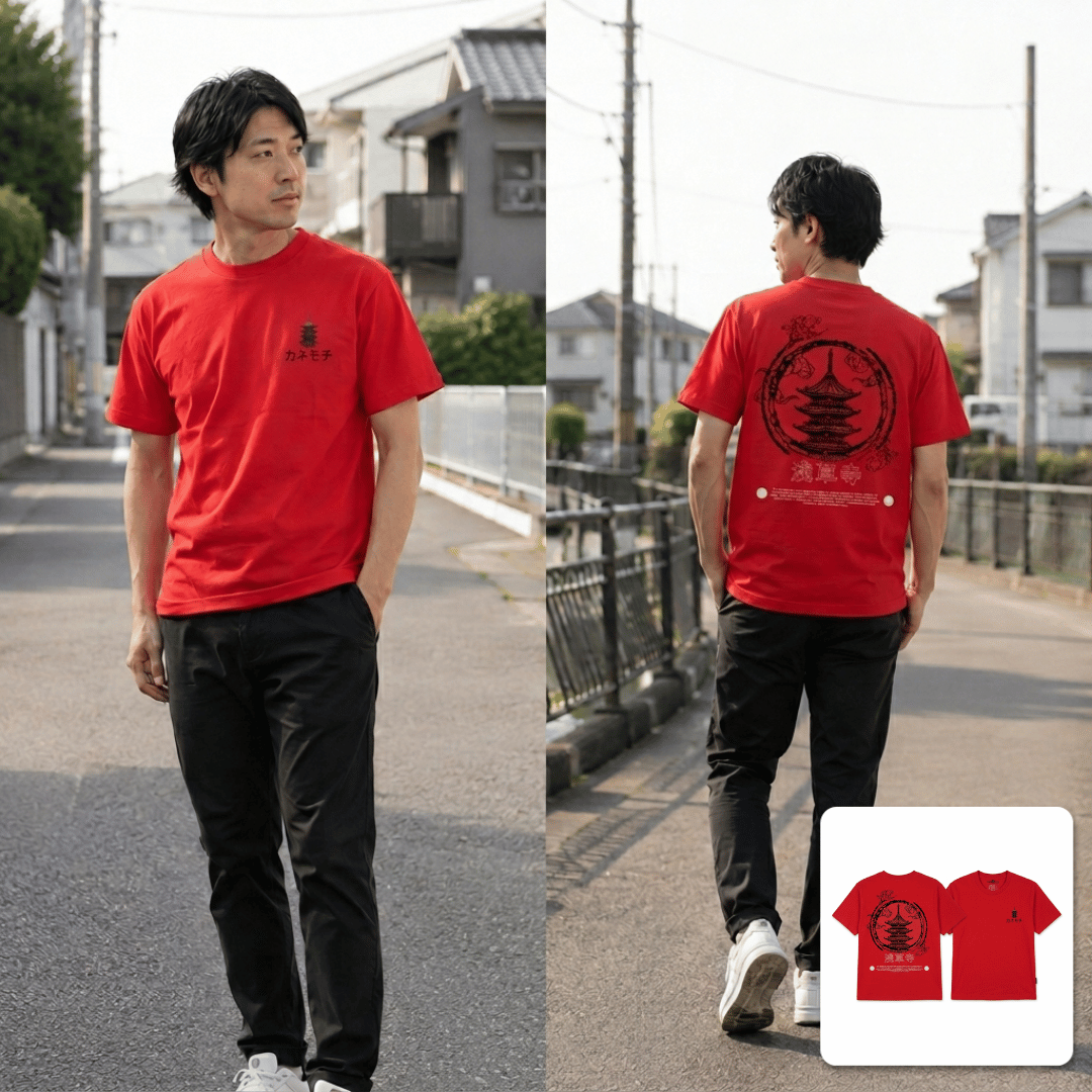 PRESTIGE COLLECTION TEE CRIMSON EDITION (RED)- KAO...