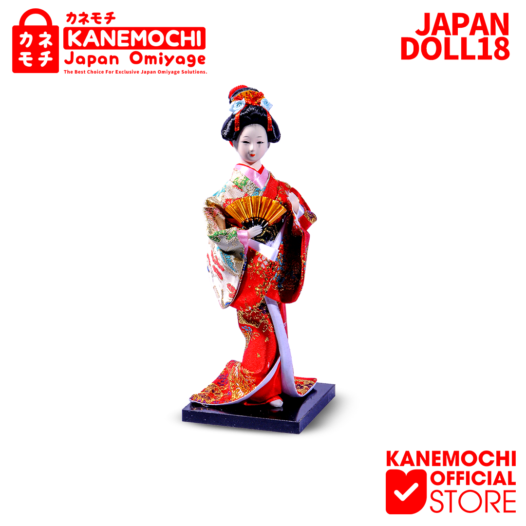 KANEMOCHI JAPAN GEISHA DOLL (26CM) - Souvenir Jepa... - Gambar 3