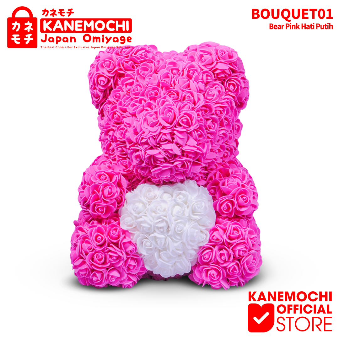 KANEMOCHI TEDDY BEAR ROSE BOUQUET - KANEMOCHI TEDD... - Gambar 5