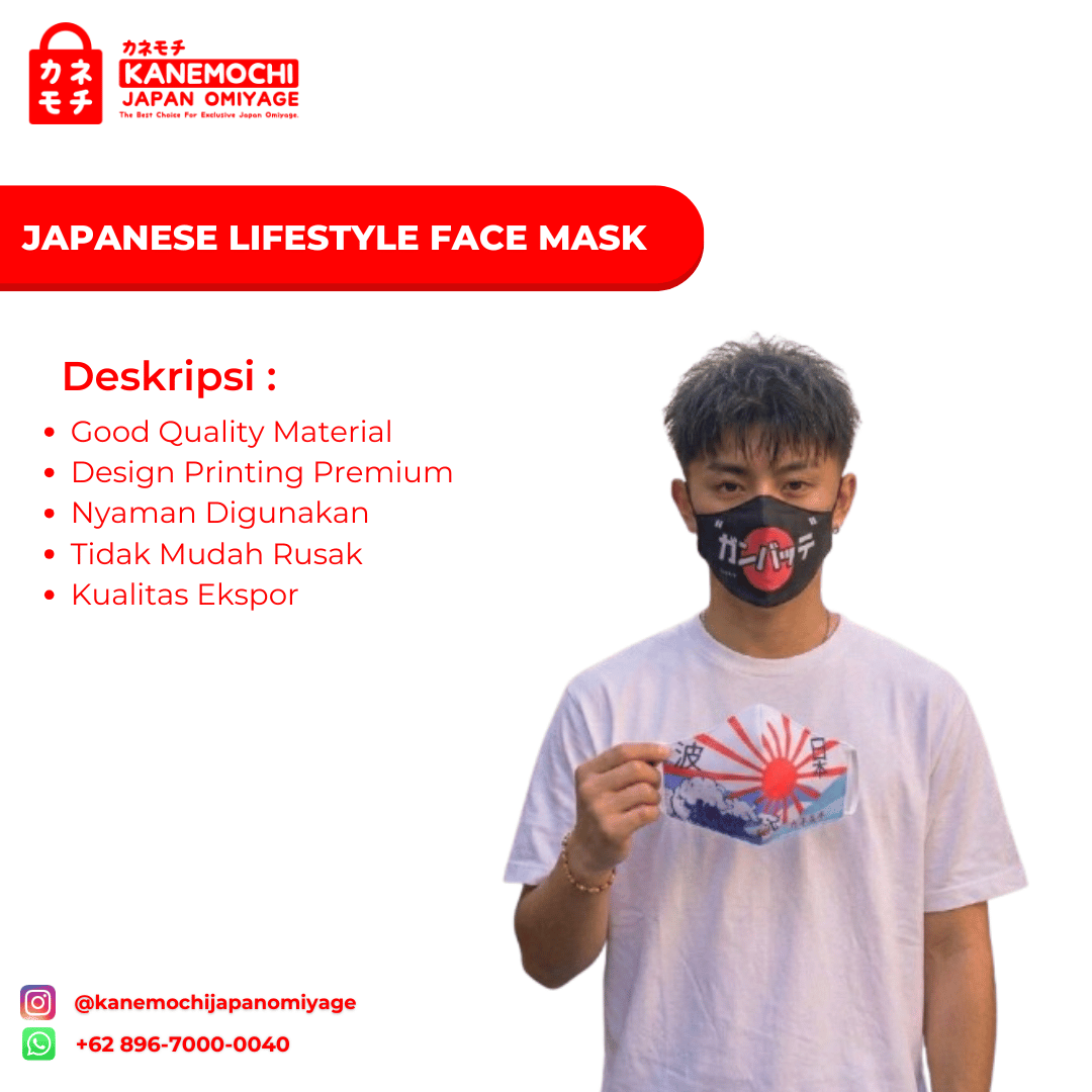 Japanese Lifestyle Face Mask | Masker  Motif Jepan... - Gambar 16