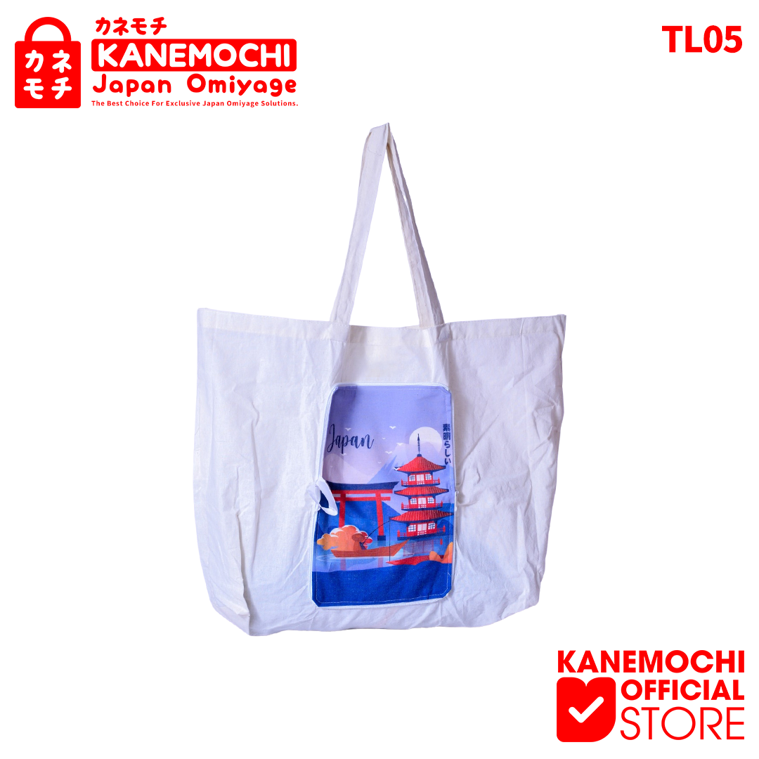 KANEMOCHI BAG / TAS LIPAT KANVAS SERBAGUNA MOTIF J... - Gambar 5