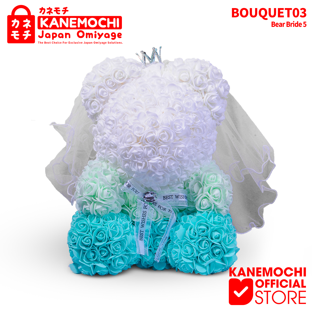 KANEMOCHI TEDDY BEAR ROSE BOUQUET - KANEMOCHI TEDD... - Gambar 5